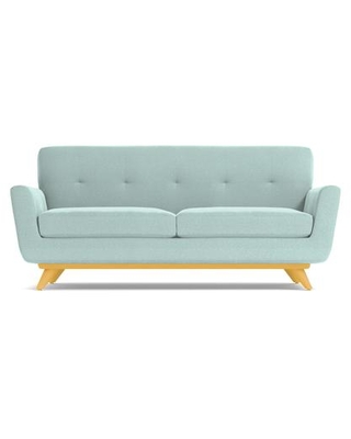 Phenomenal Deals on Carson Apartment Size Sofa - Light Blue .