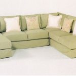 CL-1604 slip 4 pc custom armless sectional sofa with slip covered .
