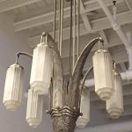 1 of a kind | Majestic french art deco chandelier | Art deco .