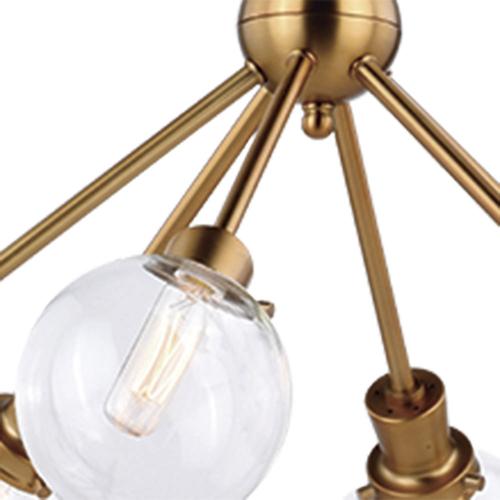 Patriot Lighting® Atom Golden 6-Light Chandelier at Menards