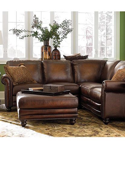 Austin Demens small sectional sofa in leather | Maladot – Home .