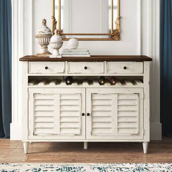 Kelly Clarkson Home Anika 50" Wide 3 Drawer Sideboard & Reviews .