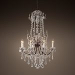 19th C. Baroque Chandelier 32" (With images) | Baroque chandelier .