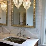 Heidi Claire: Beautiful Baths | Bathroom chandelier, Glamorous .