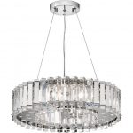 Crystal Chandelier Safe for Bathroom Use in Zone 1 and 2, IP44 Rat