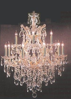 The most beautiful crystal chandelier I have seen. Bling. Dr. Hall .