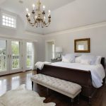 20 Beautiful Master Bedrooms with Chandelier Lighti