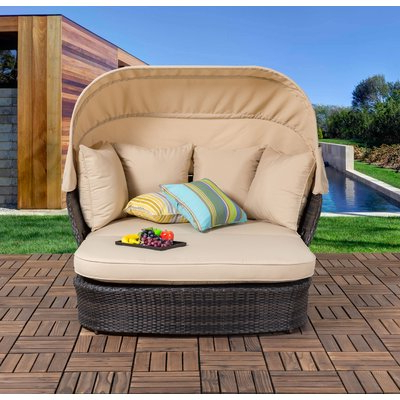 2020 Popular Behling Canopy Patio Daybeds With Cushio