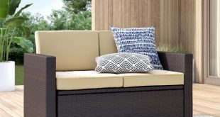 Mercury Row Belton Loveseat with Cushions & Reviews | Wayfa