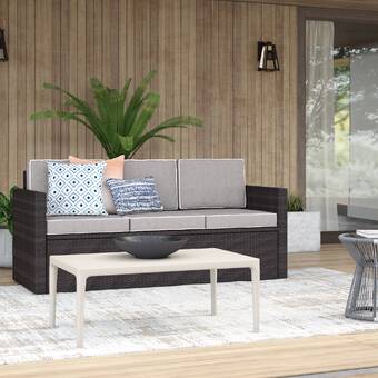 Belton Patio Sofas With Cushions