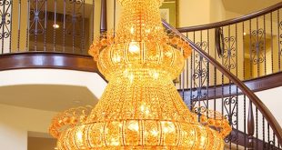 Modern Large Gold Crystal Chandeliers Lights Fixture American Big .