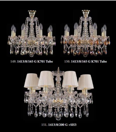China Good Quality Crystal Hotel Project Big Chandeliers (1413/20+ .