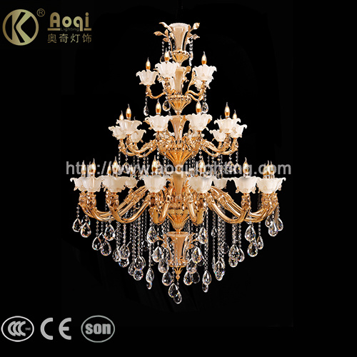 China European Luxury Big Crystal Chandelier Light - China Pendant .