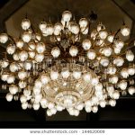 Big Crystal Chandelier Ancient Palace Stock Photo (Edit Now) 1446200