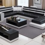 Modern Furniture Big Siz U Shape Leather Corner Sofa(id:10244014