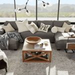 Big Sur Square Arm Upholstered U-Shaped Double Chaise Sectional .