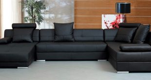 Modern Black Sectional Sofa Set TOS-LF-3334-LH