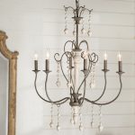 Bouchette 6 - Light Candle Style Classic / Traditional Chandelier .