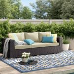 Sol 72 Outdoor™ Brentwood Patio Sofa with Cushions & Reviews | Wayfa