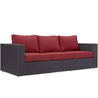 Brentwood Patio Sofa with Cushions & Reviews | Joss & Ma