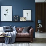 Designing Living Room Accent Wall with Brown Furniture living room .