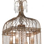 Metal Bird Cage Chandelier - Traditional - Chandeliers - by .