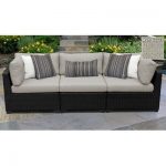 Rosecliff Heights Camak Patio Sofa with Cushions Cushion Color .