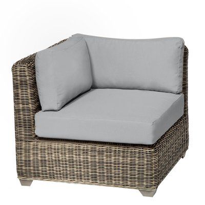Rosecliff Heights Camak Patio Chair with Cushions Cushion Color .