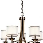 Kichler 42381AP, Lacey Candle Chandelier Lighting with Shades, 5 .