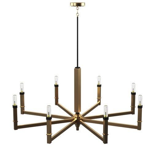 Pooler 8-Light Candle Style Classic / Traditional Chandelier .
