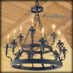 Hacienda Chandeliers ® | Wrought iron chandeliers, Iron .