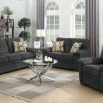 Fairbairn Casual Charcoal Three-Piece Living Room Set | 506584-S3 .