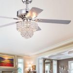 Home Accessories Tiered Crystal Chandelier Ceiling Fan in 2020 .