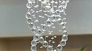 Fashionou Mini Crystal Light Raindrop Chandelier Ceiling Light .