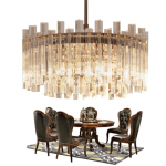 Luxury/Modern Crystal High/Low Ceiling Living Room Pendant light. Co