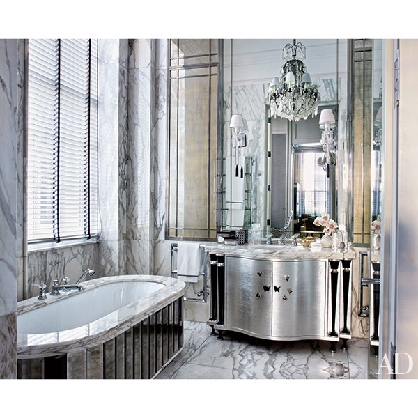 Bathroom Chandelier Ideas | Architectural Dige