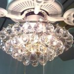 Acrylic Crystal Chandelier Type Ceiling Fan Light Kit | Ceiling .