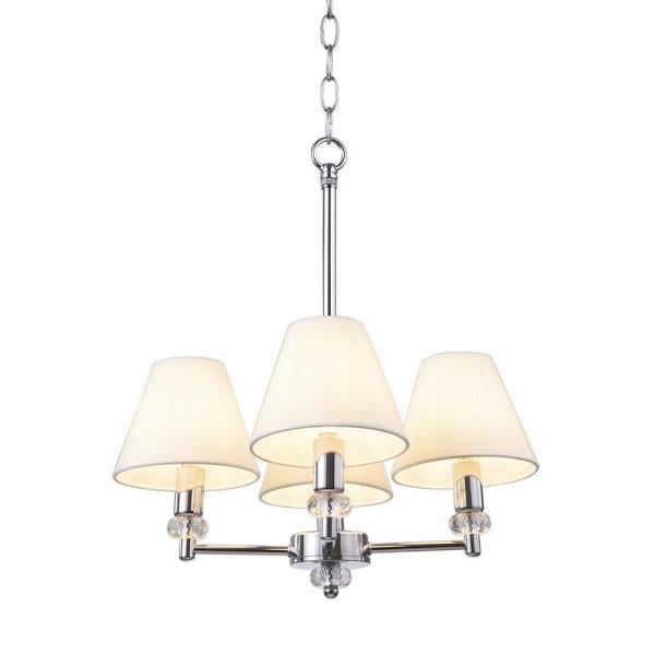 CASAINC Set of 6-Lights Empire Lampshade Small Chandelier Lamp .
