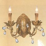 F81-208/2 Gallery Wall Sconces WROUGHT IRON WALL SCON