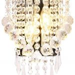 Surpars House Crystal Wall Lamp, Silver - - Amazon.c