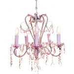 Pink Chandelier | Pink chandelier, Baby girl room, Pink gi