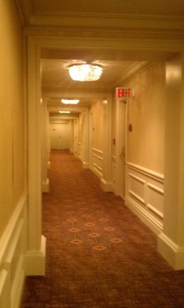 Flush-Mount Chandeliers in the Hallways - Picture of Omni William .