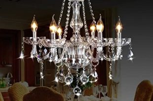 Amazon.com: CRYSTOP Classic Vintage Crystal Candle Chandeliers .