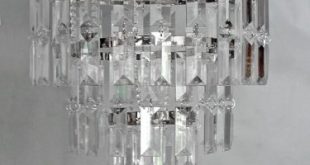 10.5" wide 3 Tiered Faux Crystal Chandelier - Buy Online in Bosnia .