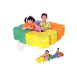 Multifunction Combination Colorful Indoor Mini Kids Sectional .