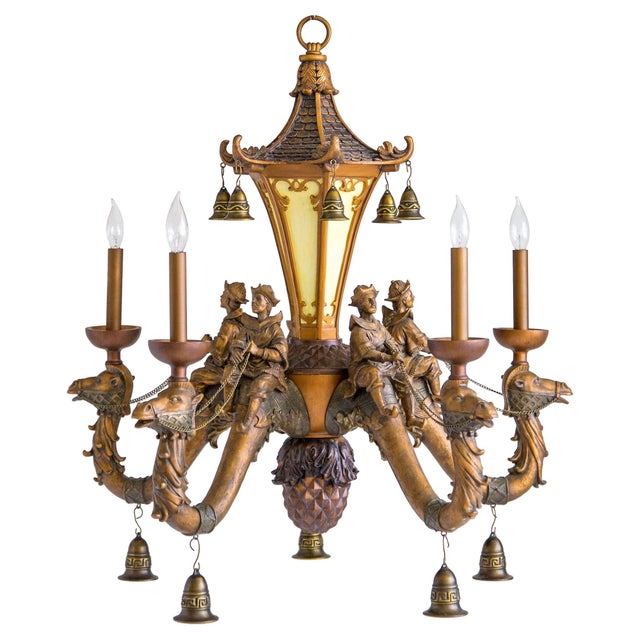 Chinoiserie Camels With Riders Chandelier | Chairi