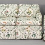 Chintz upholstered sofa with matching chair lg 81 in. - Dec 01 .