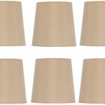 Upgradelights 5 Inch Retro Drum Clip On Chandelier Lamp Shades in .