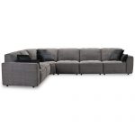 Furniture CLOSEOUT! Amboise 6-Pc. Fabric Sectional Sofa, Created .