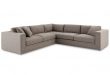 Furniture CLOSEOUT! Dulovo 127" 3-Pc. Fabric Sectional Sofa .
